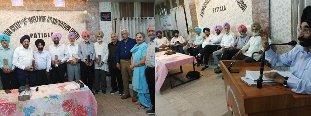 Senior Citizen Welfare Association Patiala organized a grand poets court in collaboration with the renowned organization Gyan Deep Sahit Sadhana Manch